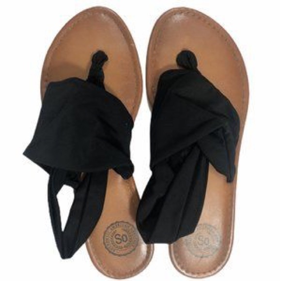 Kohl's | So Sandals | Black and Beige | - Picture 1 of 5